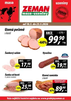 Náhled letáku Prodejny Zeman leták od 18.05.2026