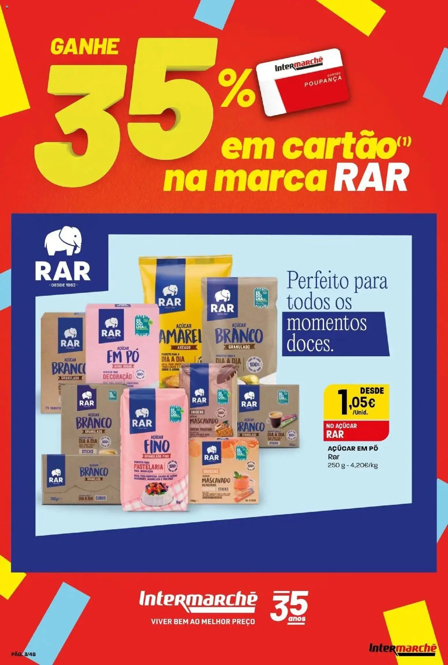 Intermarché - Isto é que são preços BAIXOS! │ válido de 04/06/2026 | Página: 3 | Produtos: Pó, Açúcar