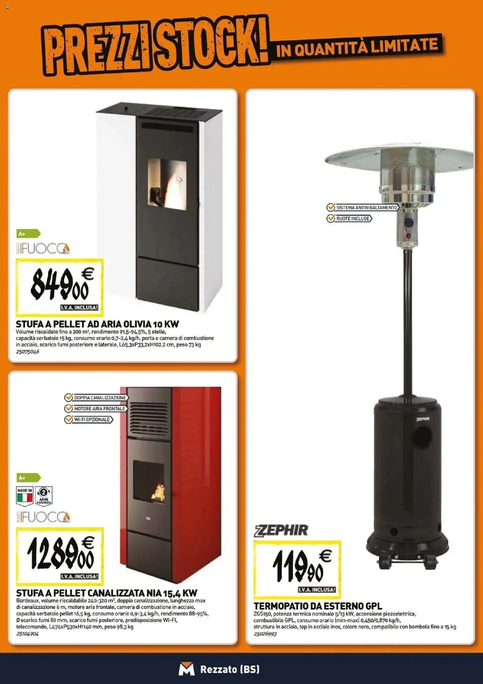 Nuovo TECNOMAT catalogo Rezzato dal 29/10/2026 > offerte anteprima 🛍️ | Pagina: 9 | Prodotti: Pellet, Porta, Stufa, Top