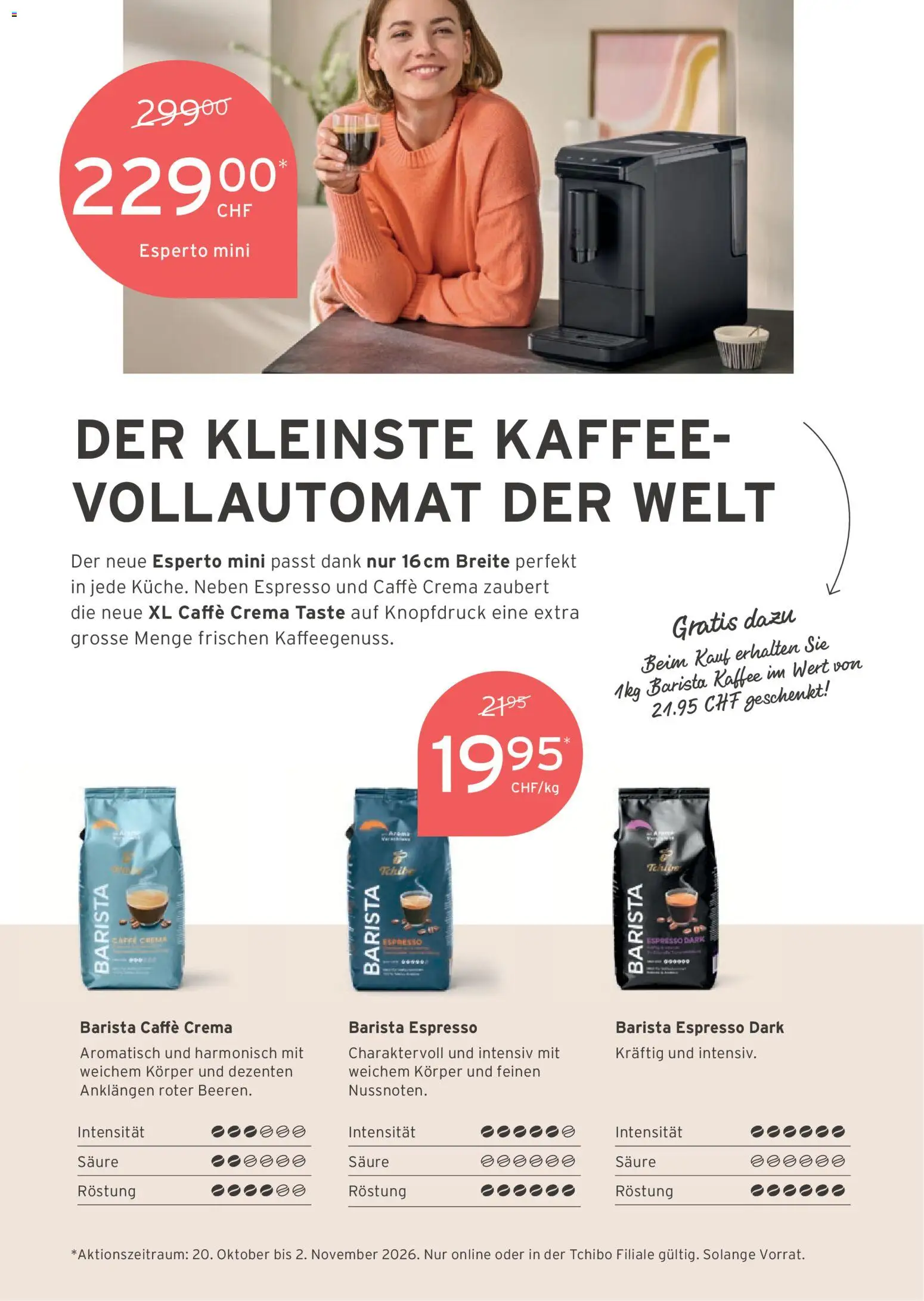 Tchibo aktionen – gültig ab 27.10.2026 | Seite: 26 | Produkte: Kaffee