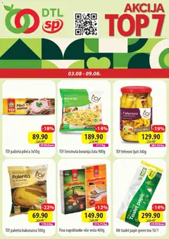 Senta Promet katalog Top 7 - pregled Senta Promet kataloga - važi od 03.08.2026