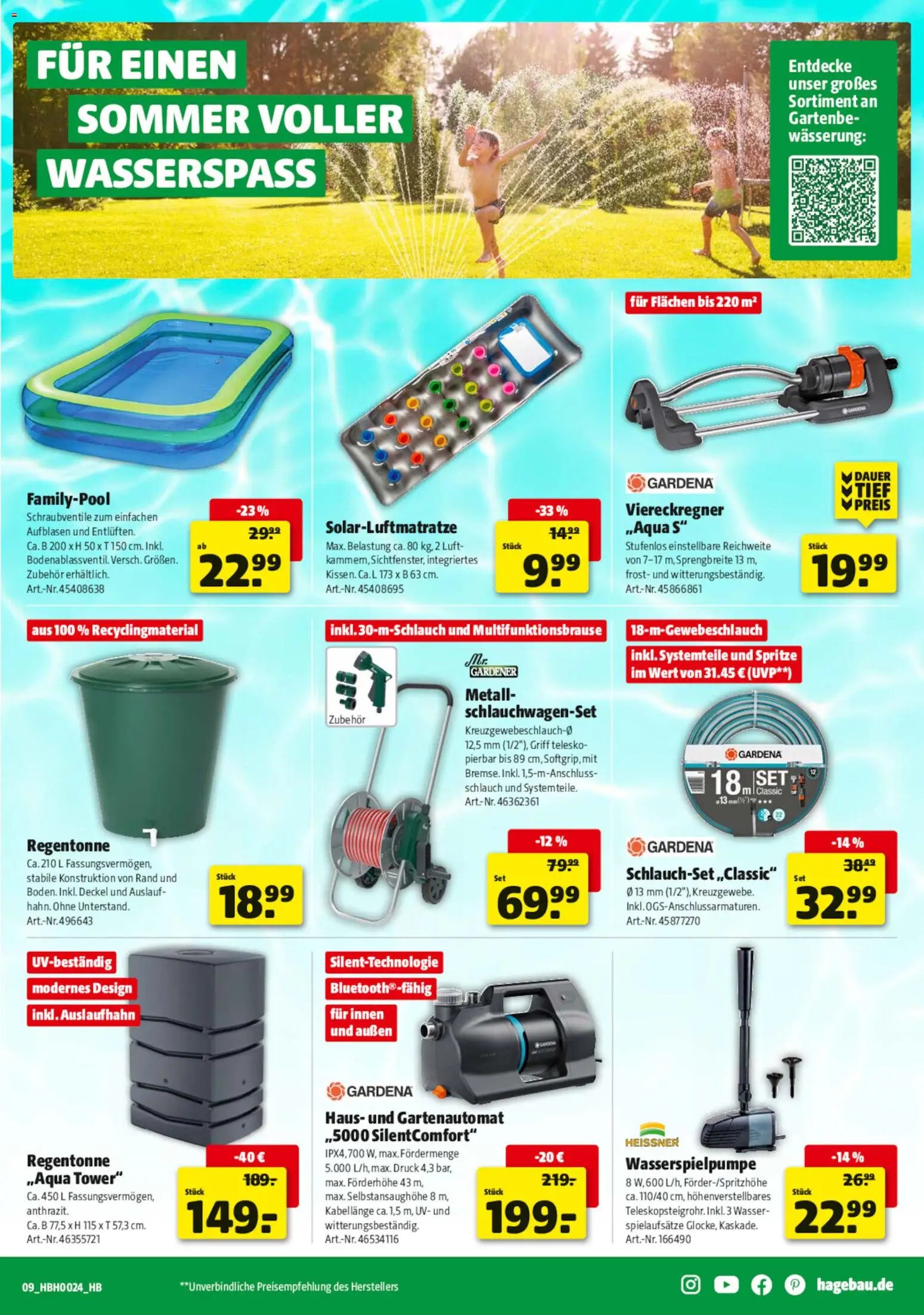 Hagebau Prospekt – gültig ab 06.06.2026 | Seite: 9 | Produkte: Wasser