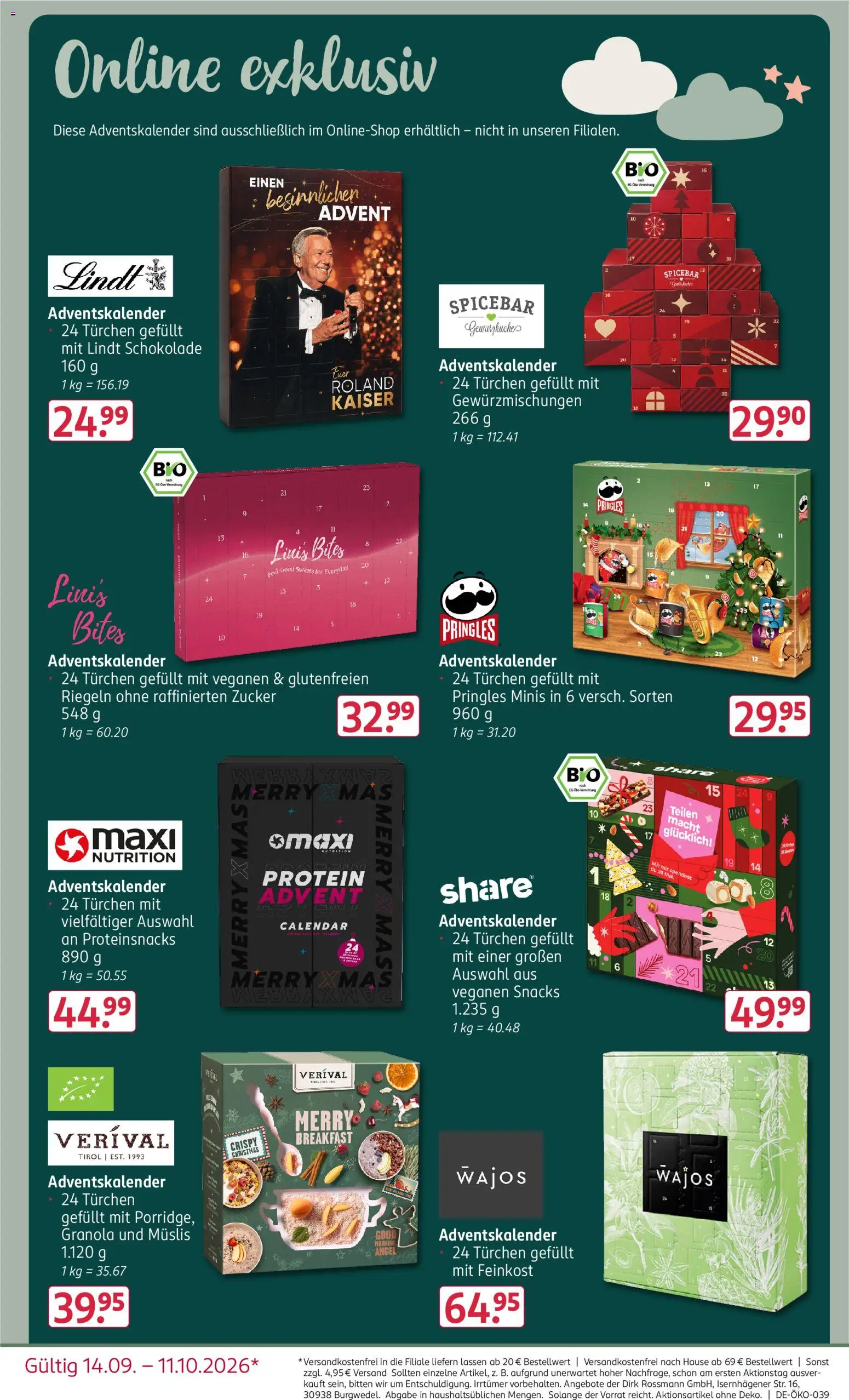 Rossmann Adventskalender – gültig ab 14.09.2026 | Seite: 10