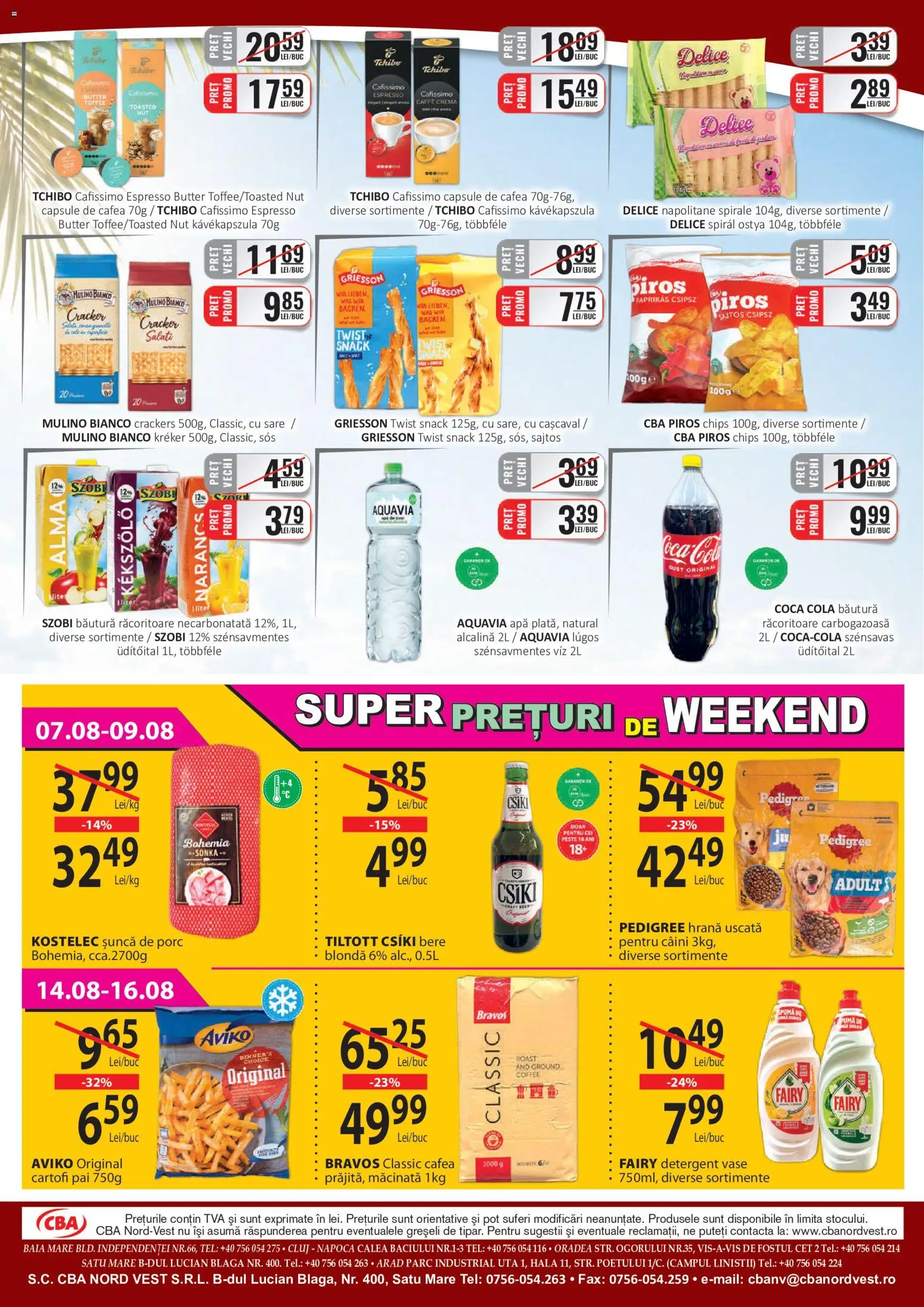 Noul catalog CBA – valabil de la 01.08.2026 | Pagină: 8 | Produse: Amerikan servis, Cremă, Detergent, Cartofi