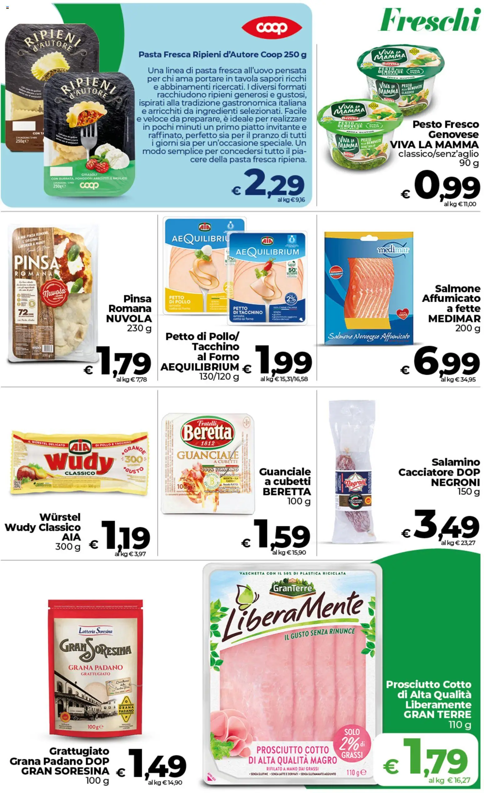 Volantino COOP del 02/10/2026 | Pagina: 6 | Prodotti: Pollo, Wurstel, Forno, Pollo arrosto