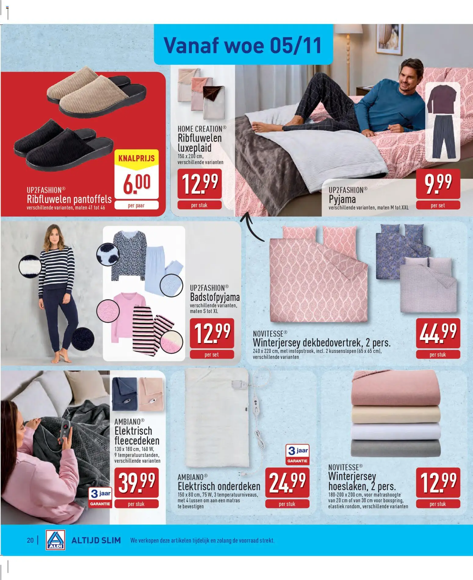{H1} | Pagina: 20 | Producten: Elastiek, Matras, Pyjama