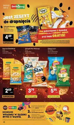 Pogląd oferty "Delikatesy Centrum gazetka" - ważna od 22.10.2026 | Strona: 30 | Produkty: Słodycze, Chipsy, Chrupki, Pizza