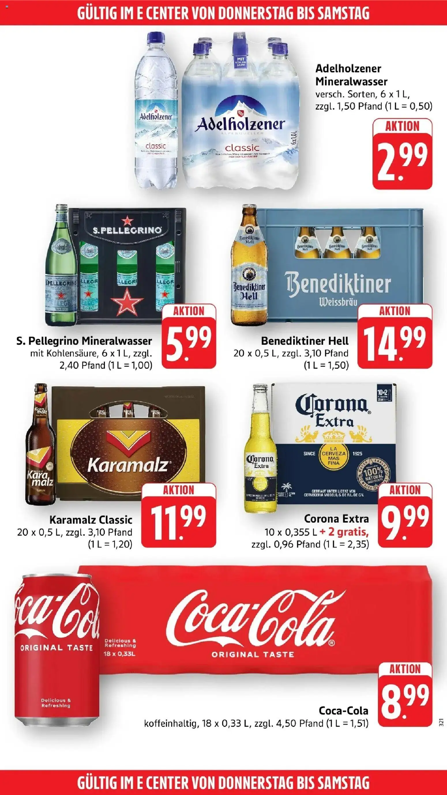 Edeka Prospekt Schweich (ab 12.10.2026) » Angebote Online | Seite: 56 | Produkte: Adelholzener, Mineralwasser, Benediktiner hell