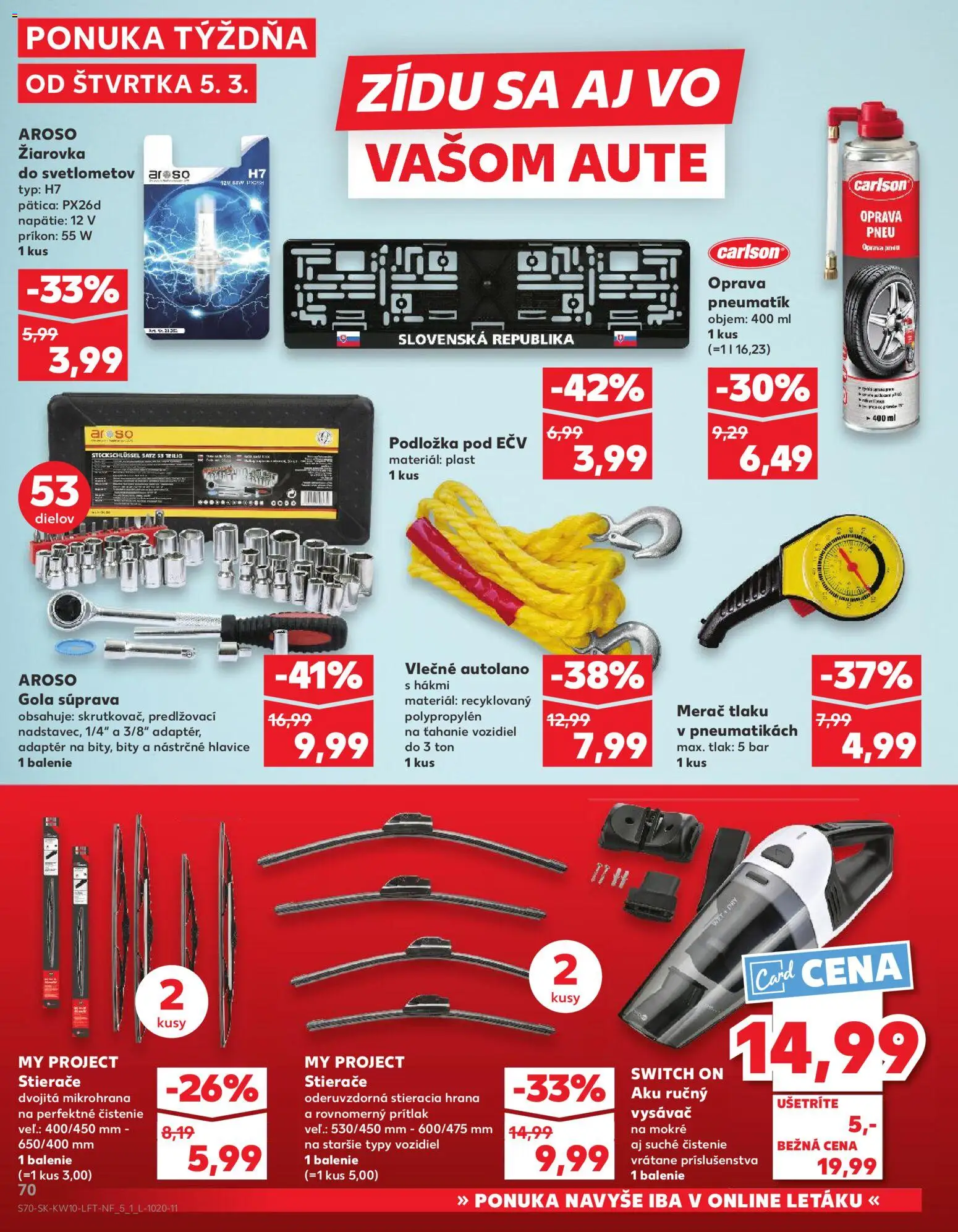 Kaufland SK akciós ujság - amely érvényes a következő dátumtól: 2026.03.05. | Oldal: 70 | Termékek: Adapter, Switch
