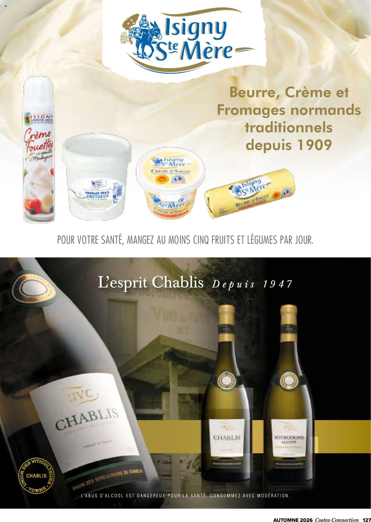 {H1} | Page: 127 | Produits: Fruits, Bourgogne, Chablis, Crème