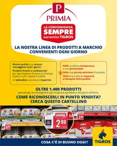 Anteprima del volantino Tigros volantino Primia valido a partire dal 02/09/2026
