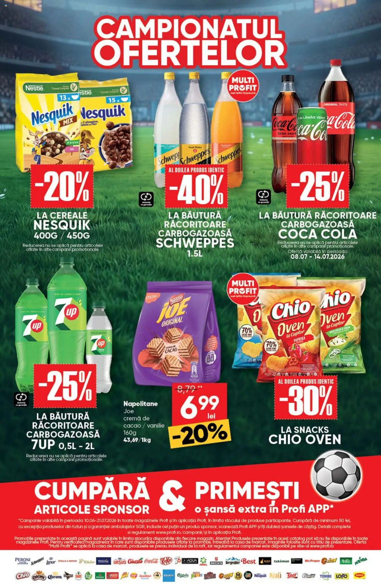 Noul catalog Profi – valabil de la 08.07.2026 | Pagină: 6 | Produse: Cremă, Plastik Kulübe, Cacao, Lămâie
