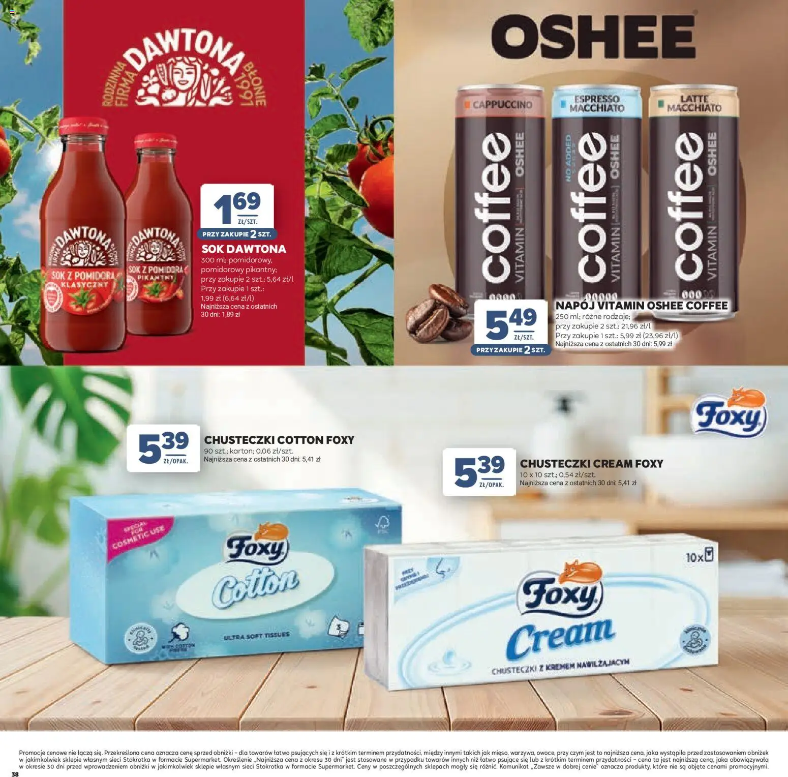 Stokrotka gazetka - Dzień Matki i Dziecka od 21.05.2026 | Strona: 38 | Produkty: Stokrotka, Cappuccino, Sok
