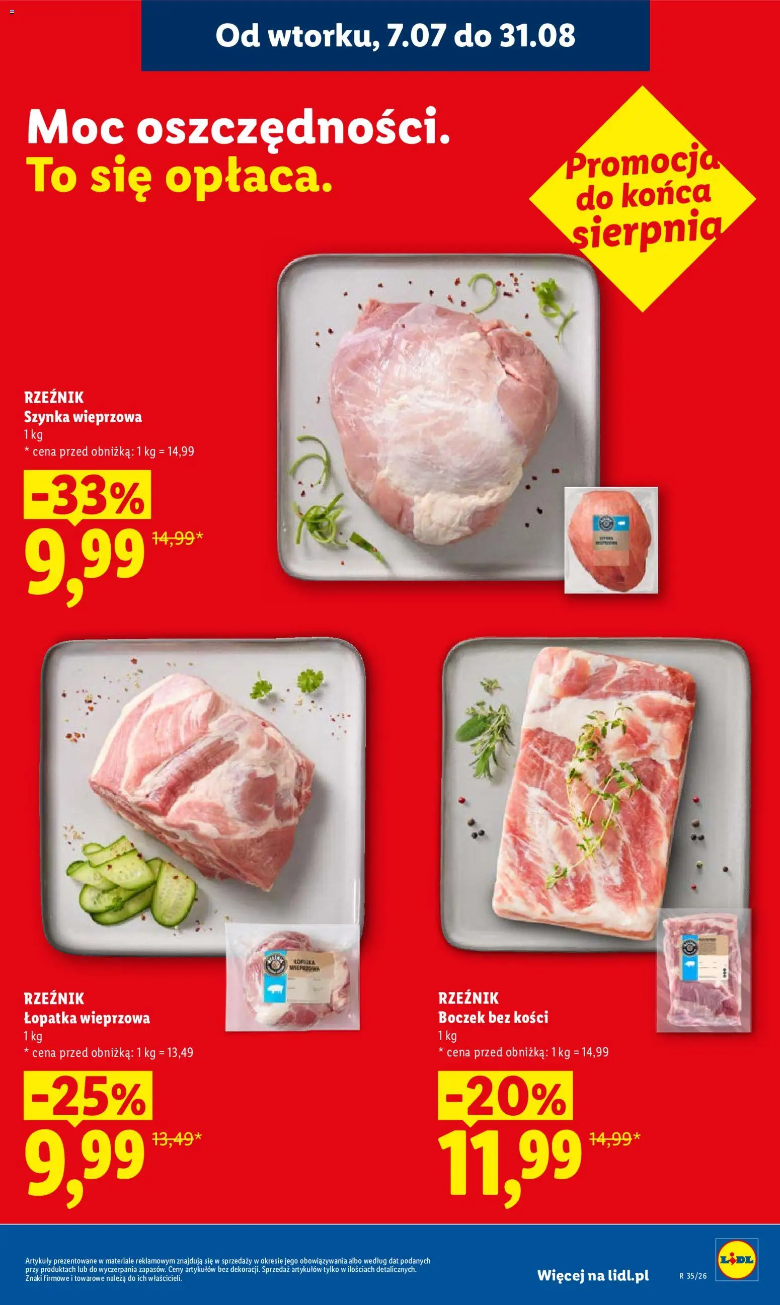 Lidl Polsko leták od 27.08.2026 | Strana: 15 | Produkty: Lopatka