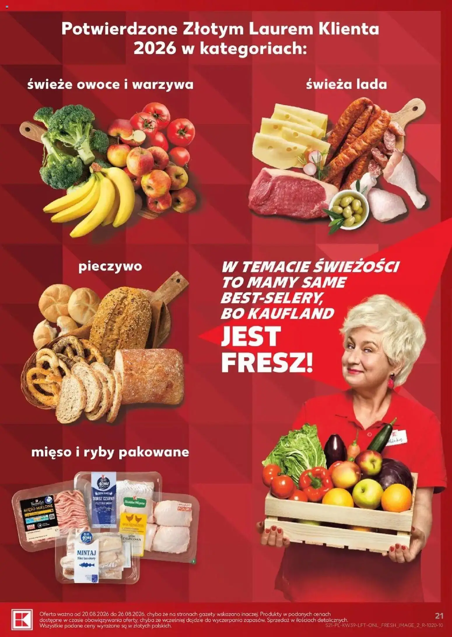 Kaufland gazetka od 24.09.2026 | Strona: 21 | Produkty: Pieczywo, Stokrotka, Mięso mielone, Warzywa