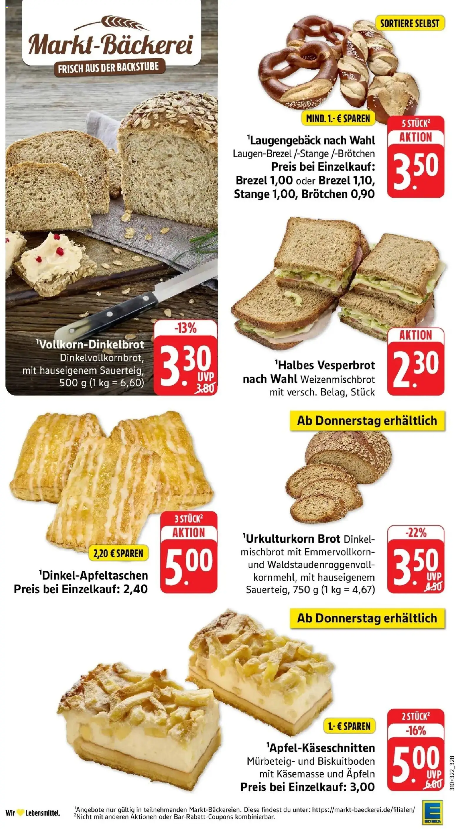 Edeka Prospekt Kirchzarten (ab 05.10.2026) » Angebote Online | Seite: 21 | Produkte: Brot