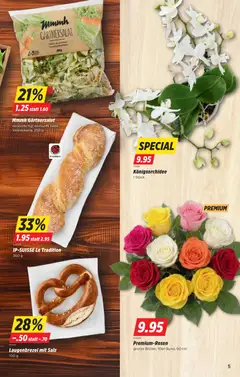 Laugenbrezel mit Salz, 100 g ab 24.09.2026 gültig | Seite: 5 | Produkte: Salz