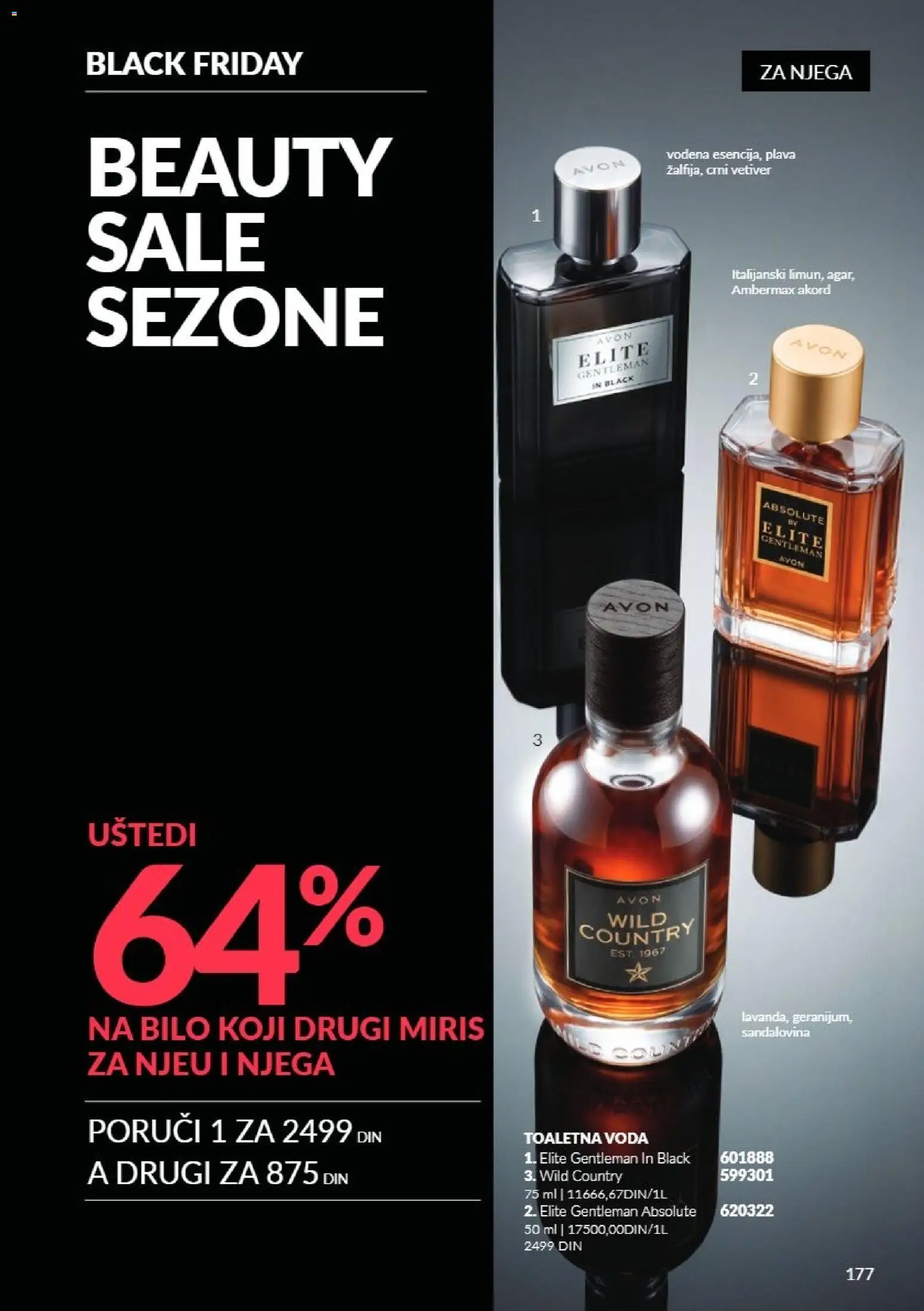 AVON katalog - važi od 01.11.2026 | Strana: 177 | Proizvode: Miris, Toaletna voda, Voda