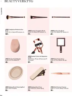 Oriflame erbjudanden 14/26 - Förhandsvisning av reklamblad från butik Oriflame aktuell från 07/10/2026 | Sida: 124 | Produkter: Foundation, Tillbehör, Blender