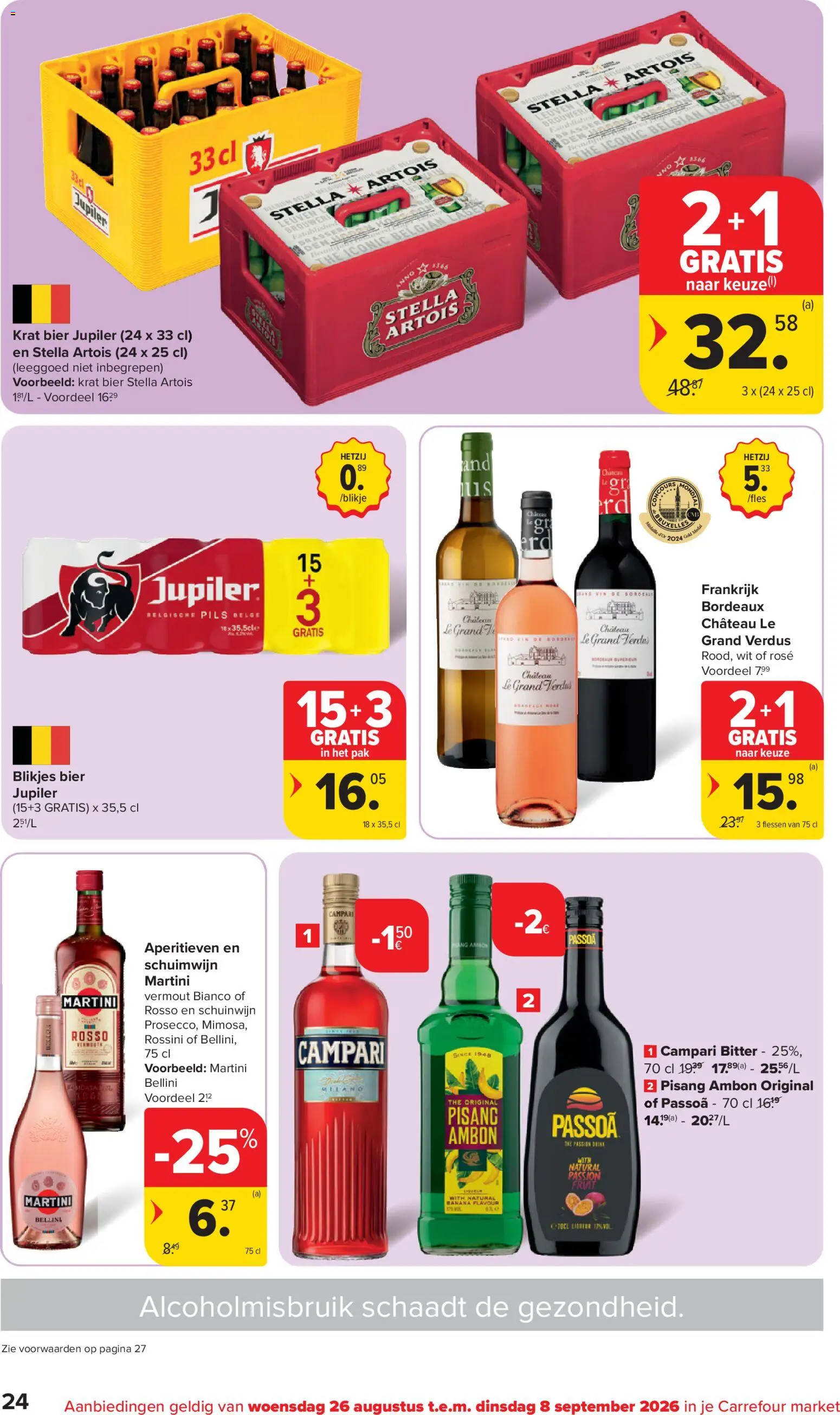 {H1} | Pagina: 24 | Producten: Bier, Campari, Vermout, Martini