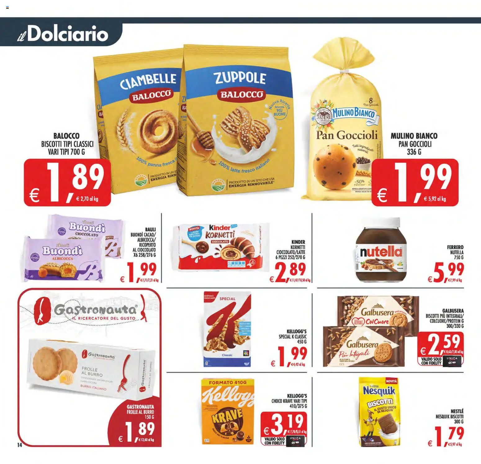 Volantino Decò del 29.05.2026 | Pagina: 17 | Prodotti: Ciambelle, Cioccolato, Latte, Nutella