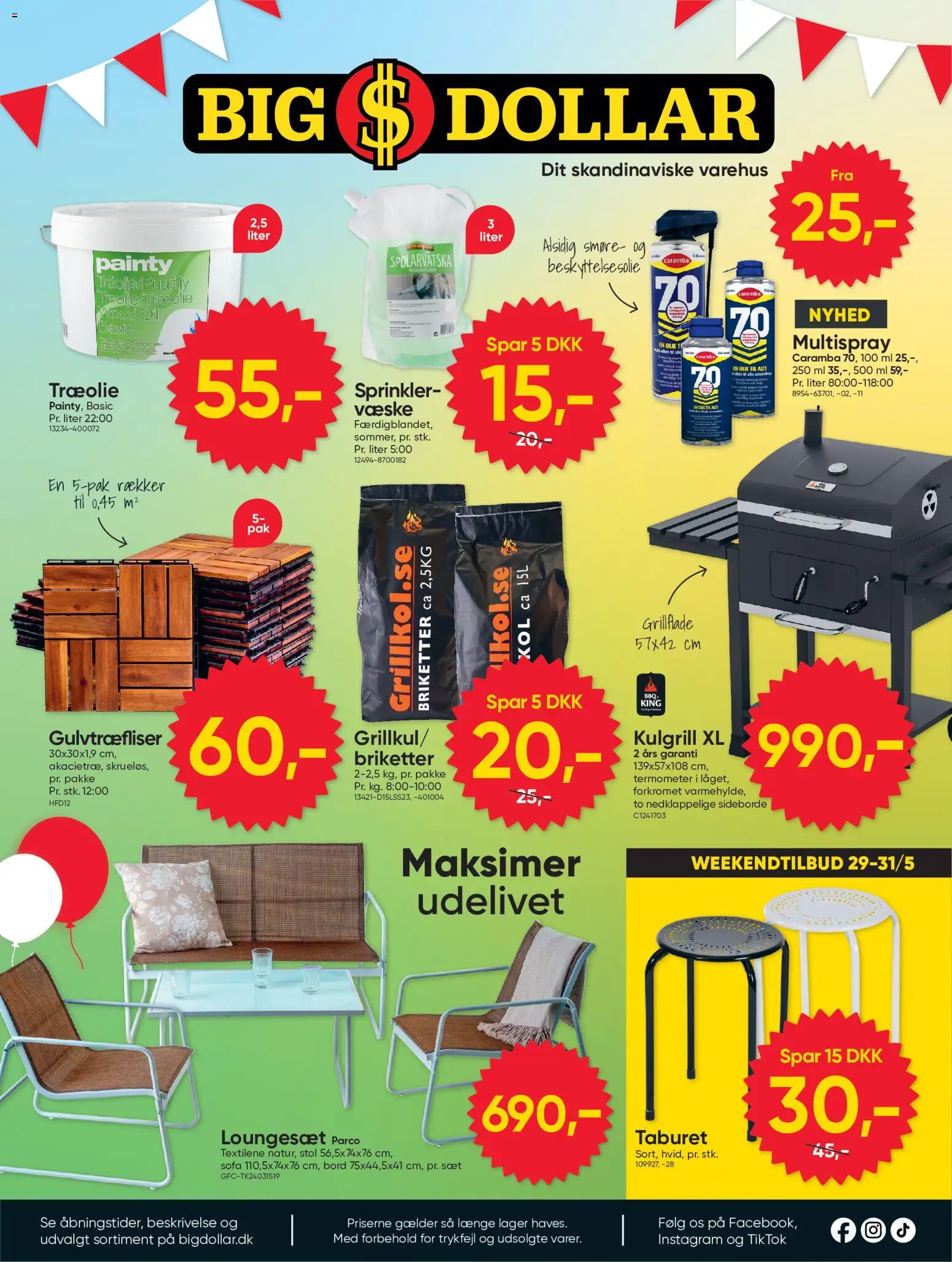 Bigdollar tilbudsavis – gyldig fra 29.05.2026 | Side: 16 | Produkter: Sofa, Bord, Stol, Termometer