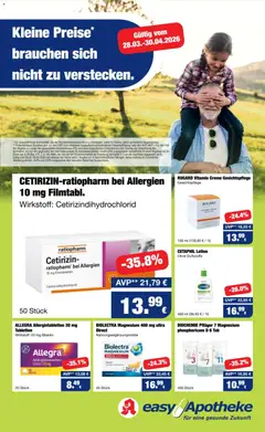 Easy Apotheke Prospekt 	 ab 28.03.2026 gültig