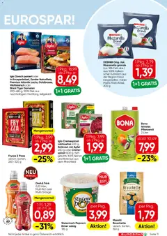 Eurospar Flugblatt ab 10.09.2026 gültig | Seite: 11 | Produkte: Pasta, Regal, Pizza, Multivitamin