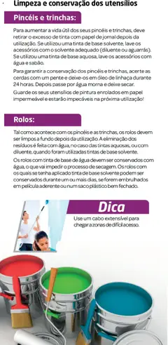 Pré-visualização BricoMarché - Como escolher rolos e pincéis válido de 20.01.2025 | Página: 5 | Produtos: Agua, Tinta, Base, Óleo