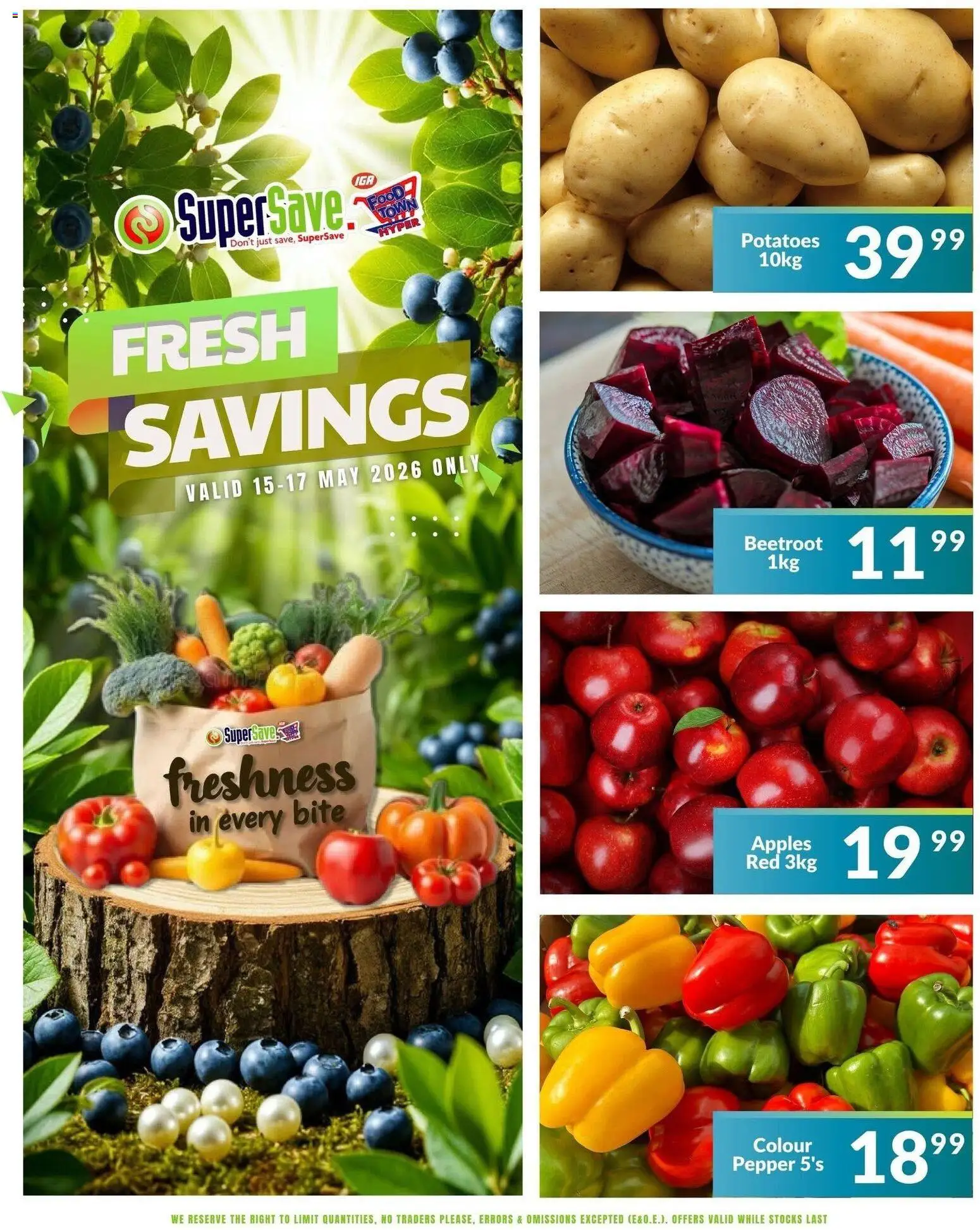 New Super Save catalogue – valid from 17.05.2026 | Page: 11 | Products: Apples, Potatoes, Pepper