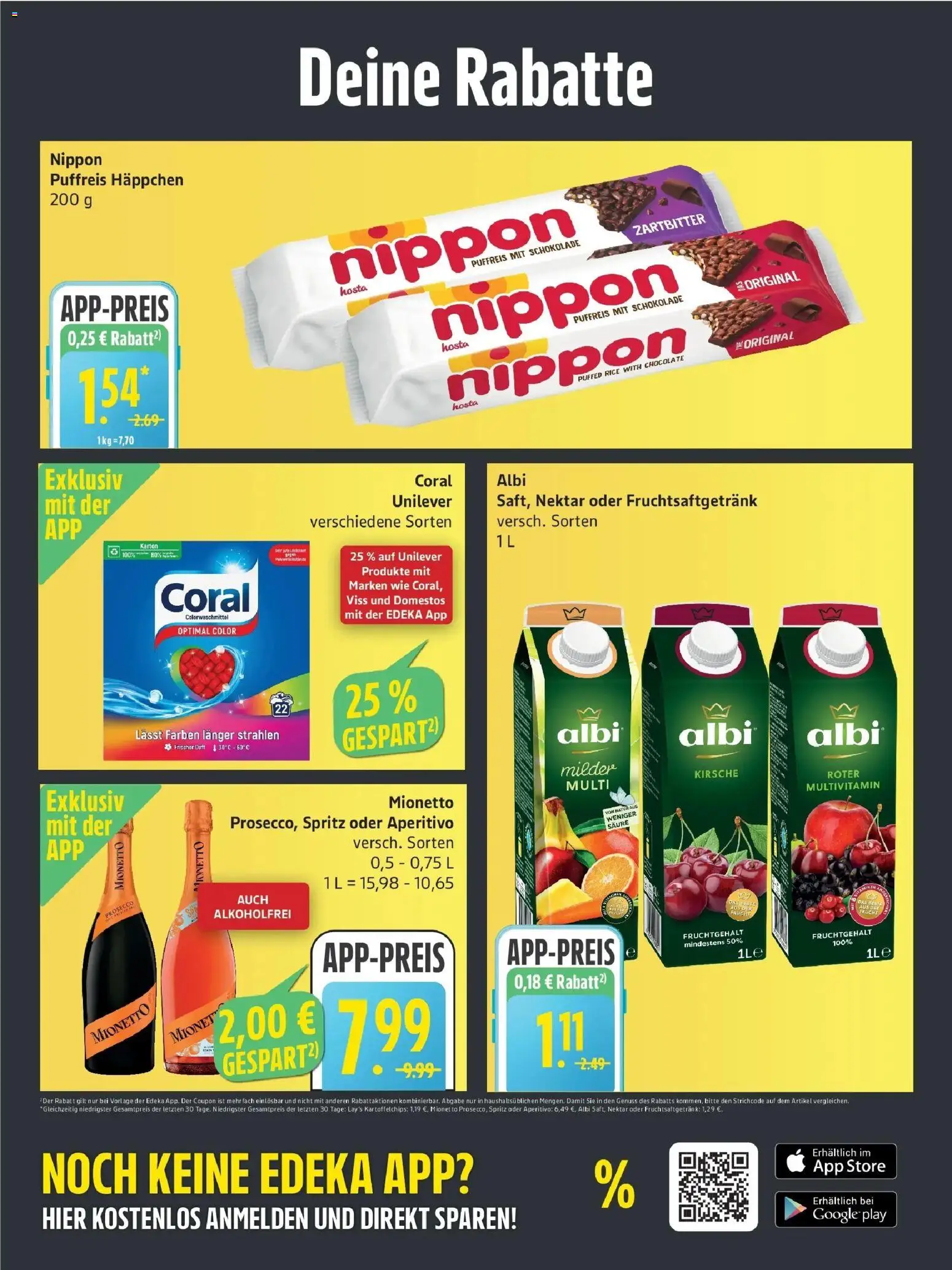 Edeka Prospekt Schleswig (ab 28.09.2026) » Angebote Online | Seite: 6 | Produkte: Schokolade, Coral, Duft, Prosecco