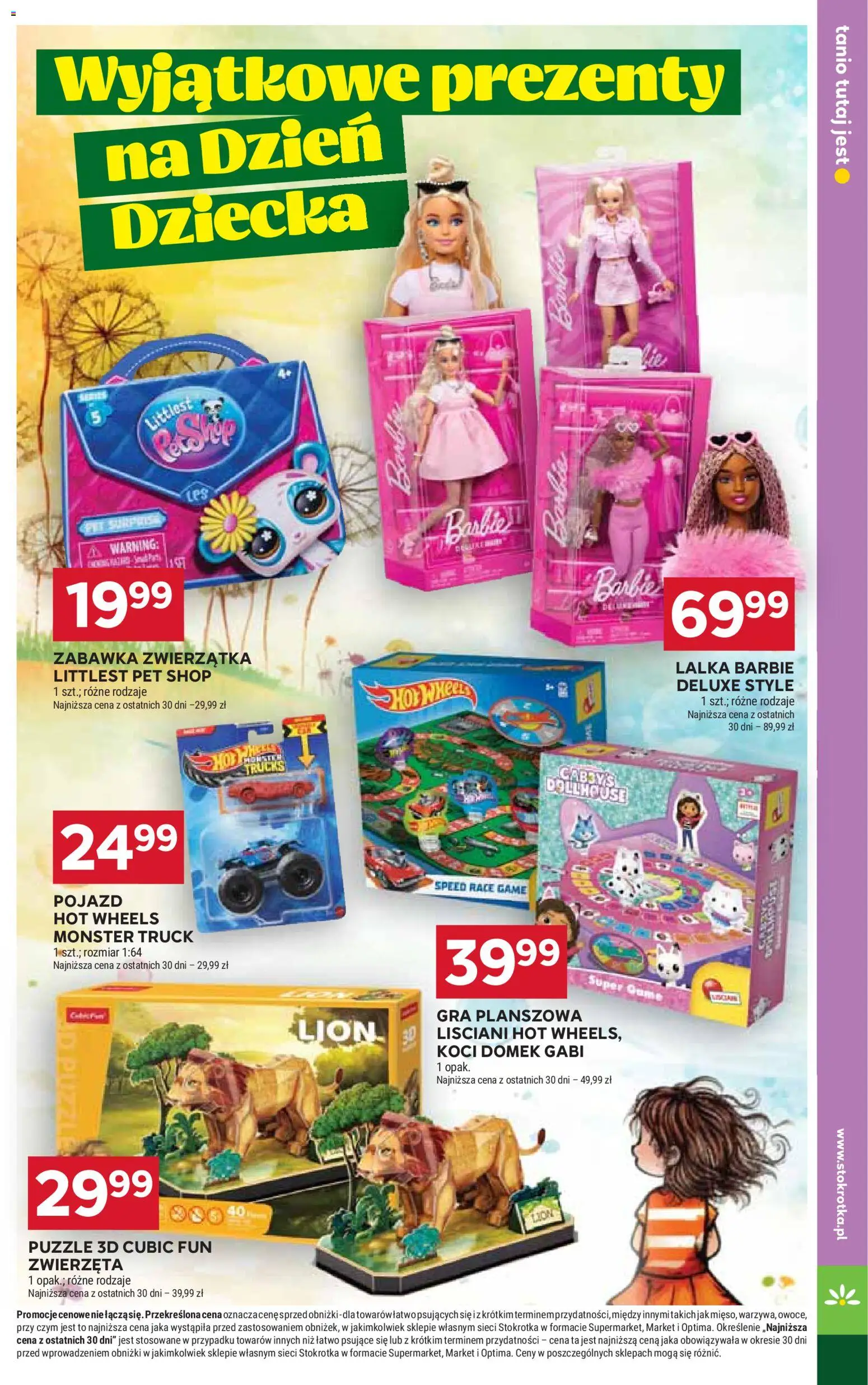 Stokrotka gazetka - Market od 28.05.2026 | Strona: 9 | Produkty: Gra, Stokrotka, Lalka, Barbie
