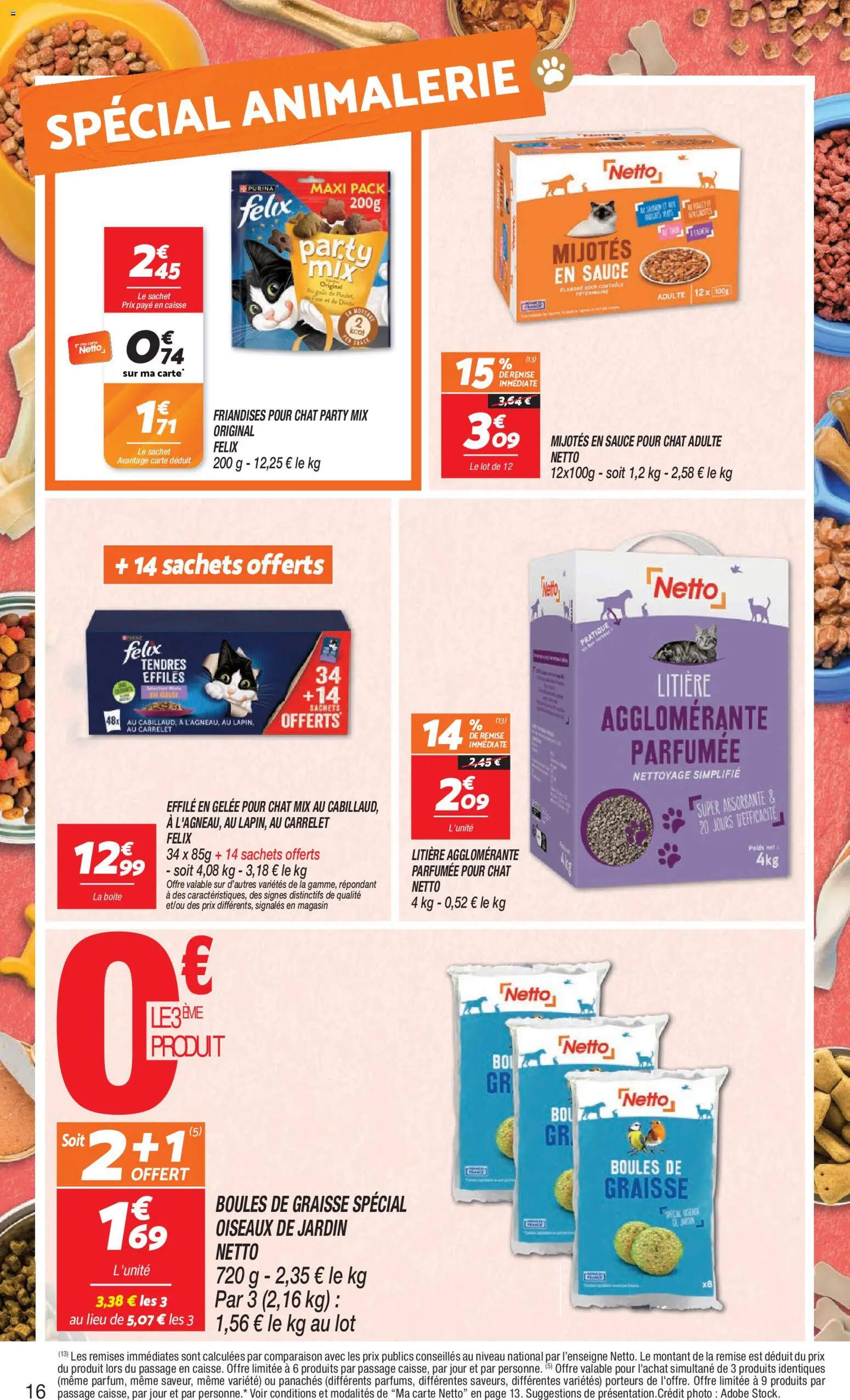 {H1} | Page: 16 | Produits: Litière agglomérante, Poids, Poulet, Gelée