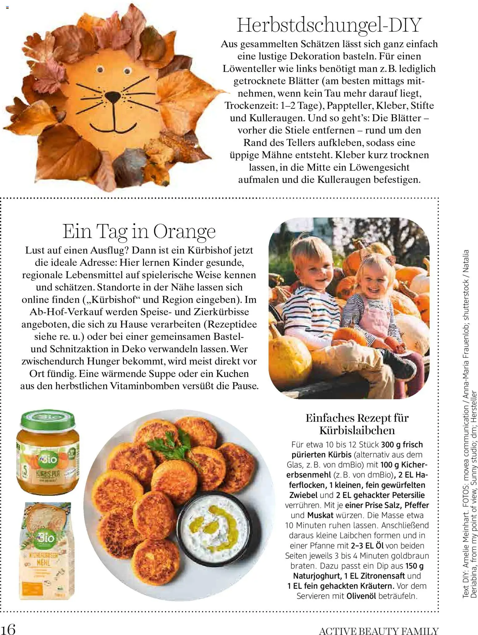 dm drogerie markt Family Magazin October 2026 gültig ab 01.10.2026 | Seite: 16 | Produkte: Pfeffer, Kürbis, Petersilie, Öl