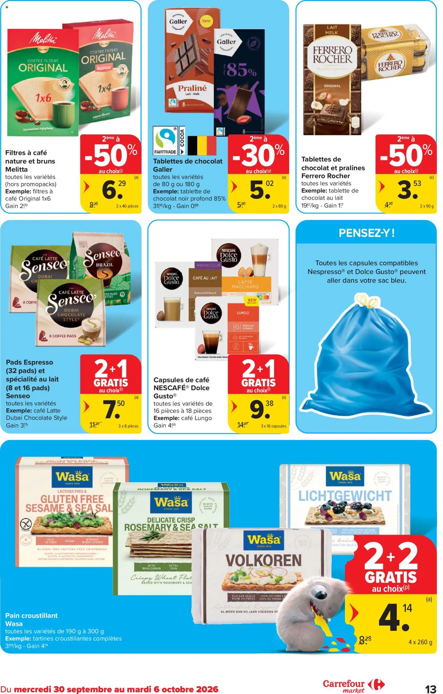 {H1} | Pagina: 13 | Producten: Capsules, Pads, Nescafe, Melk