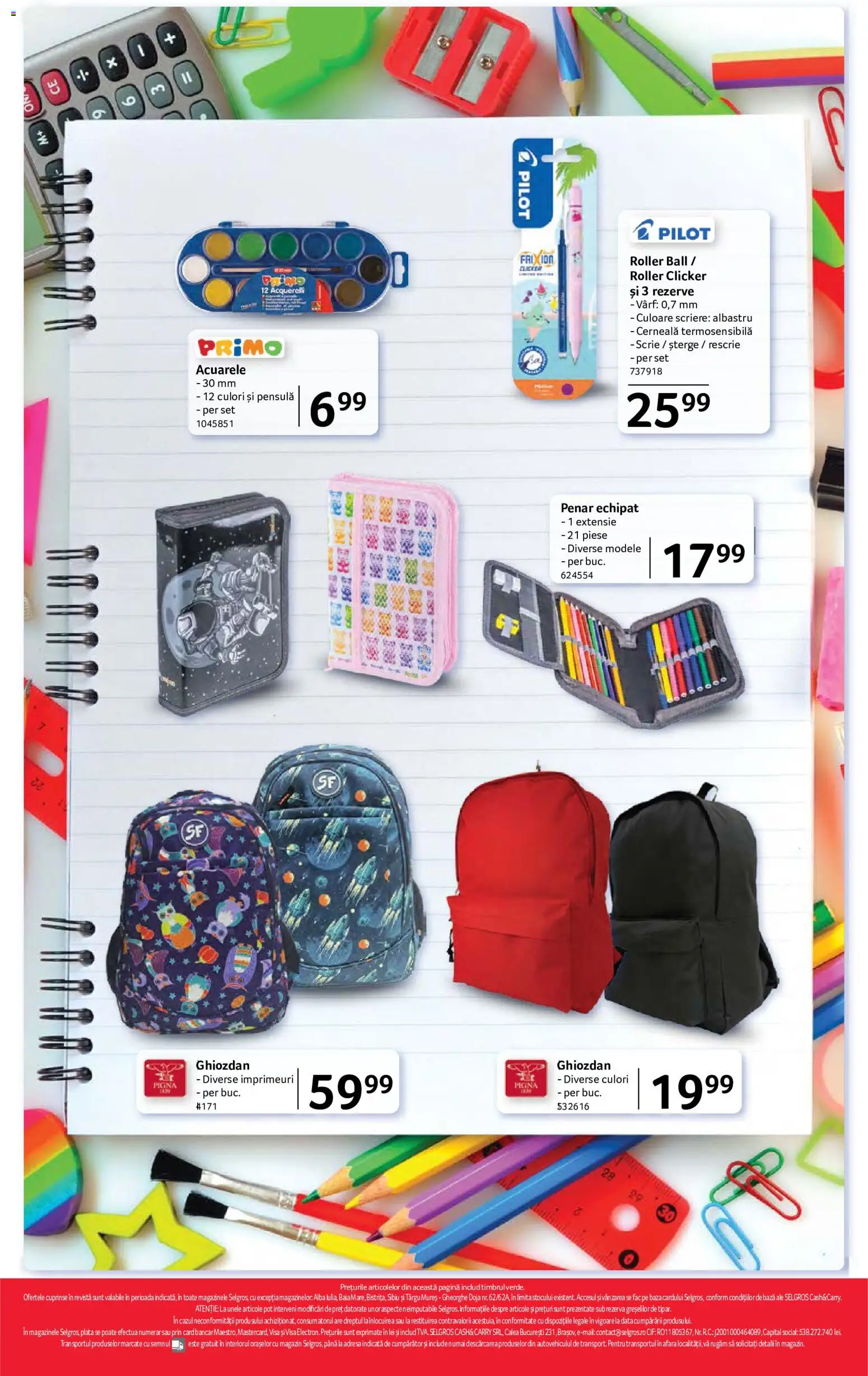 Noul catalog Selgros – valabil de la 21.08.2026 | Pagină: 23 | Produse: Cif, Alba, Ghiozdan