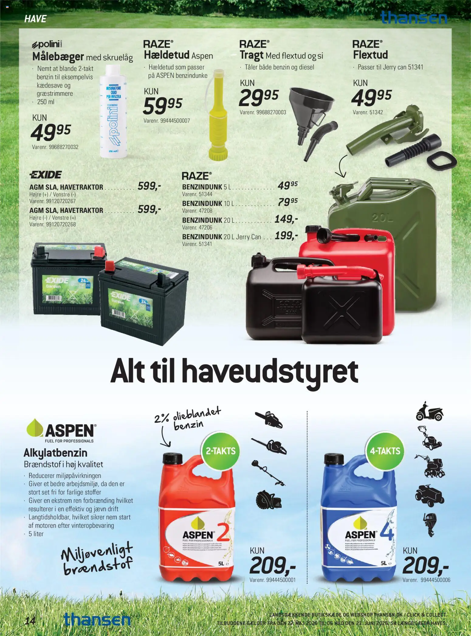 Thansen tilbudsavis – gyldig fra 27.05.2026 | Side: 14 | Produkter: Søm