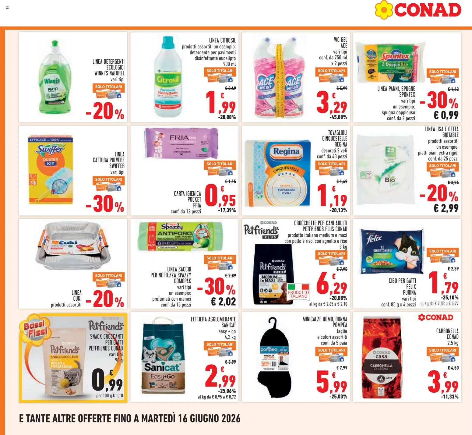 Volantino Conad del 04.06.2026 | Pagina: 26 | Prodotti: Pollo, Riso, Formaggio, Agnello