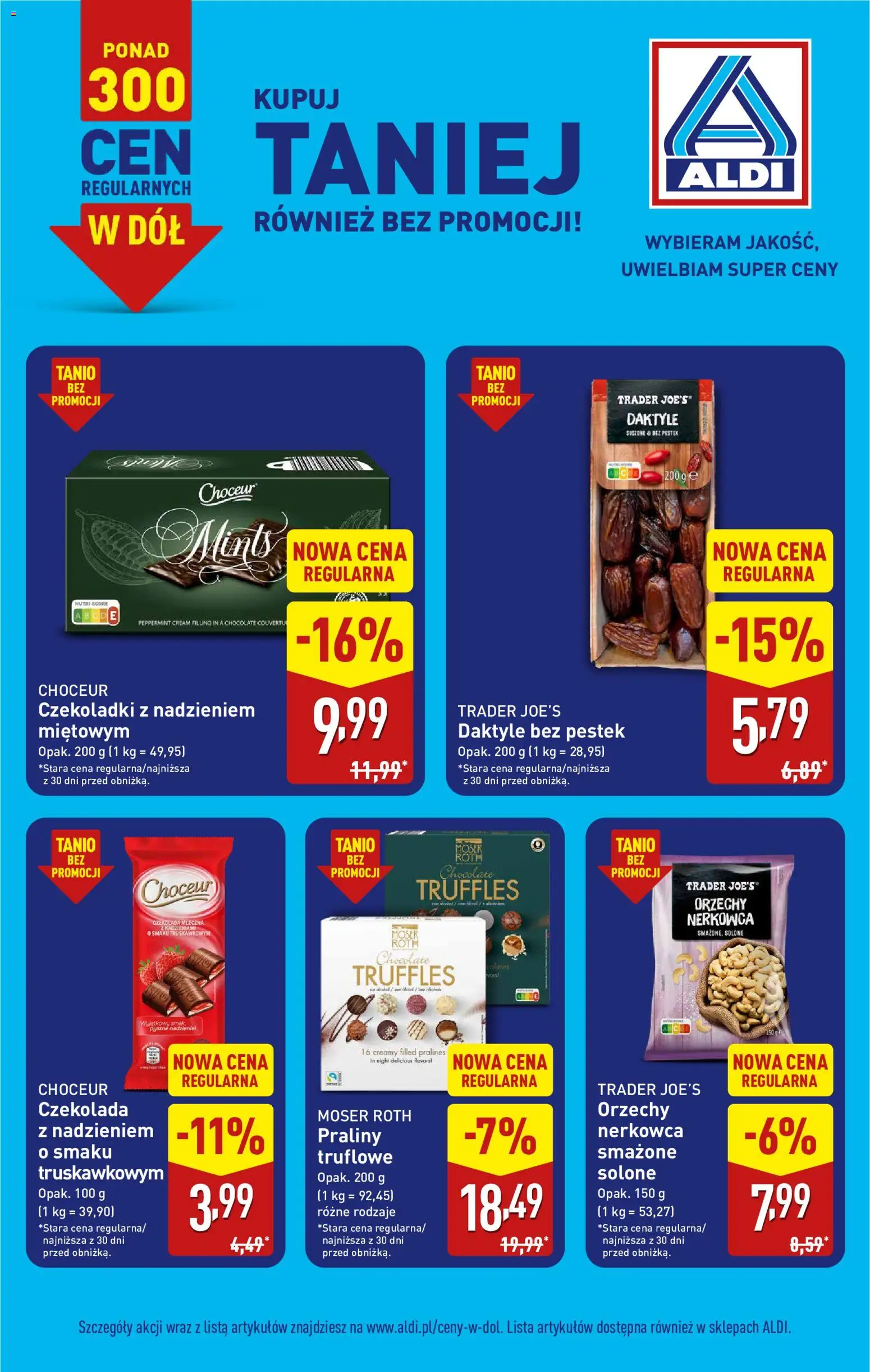 Aldi Polsko leták - Ceny regularne w dół od 14.09.2026 | Strana: 10 | Produkty: Truffles