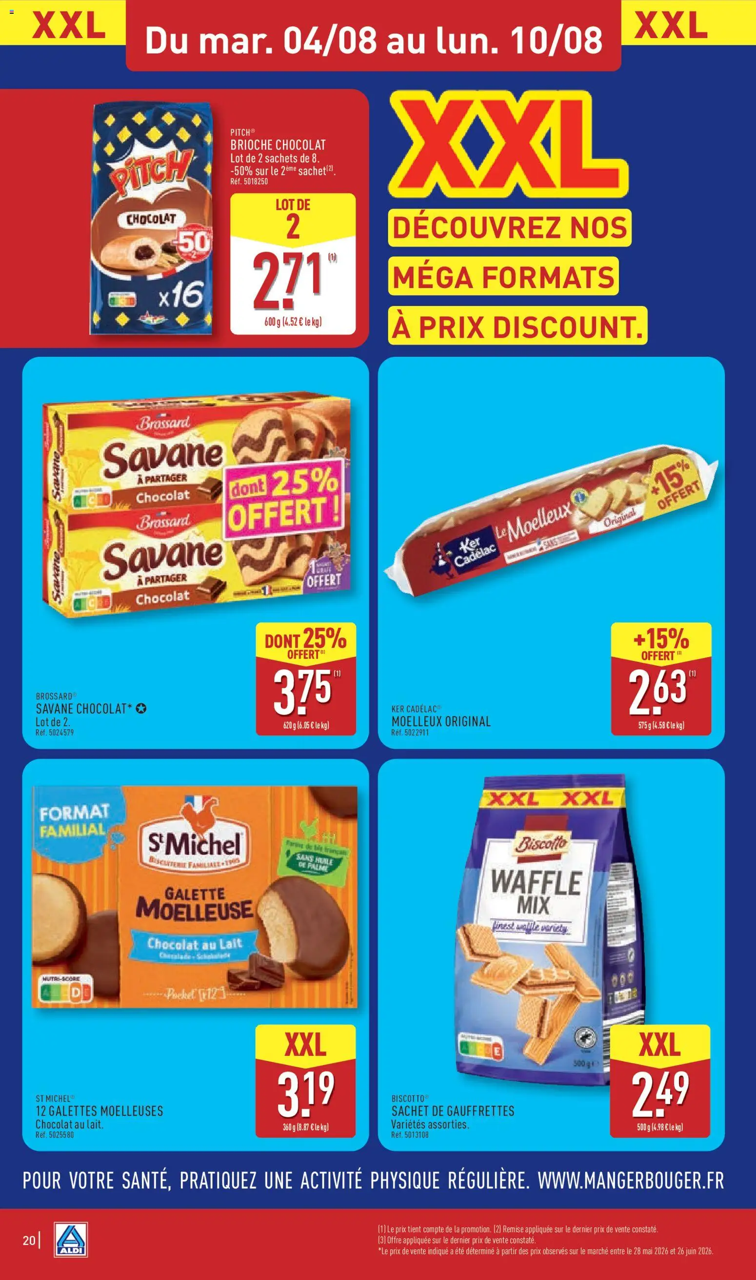 {H1} | Page: 22 | Produits: Cookies, Cake, Brioche, Lait