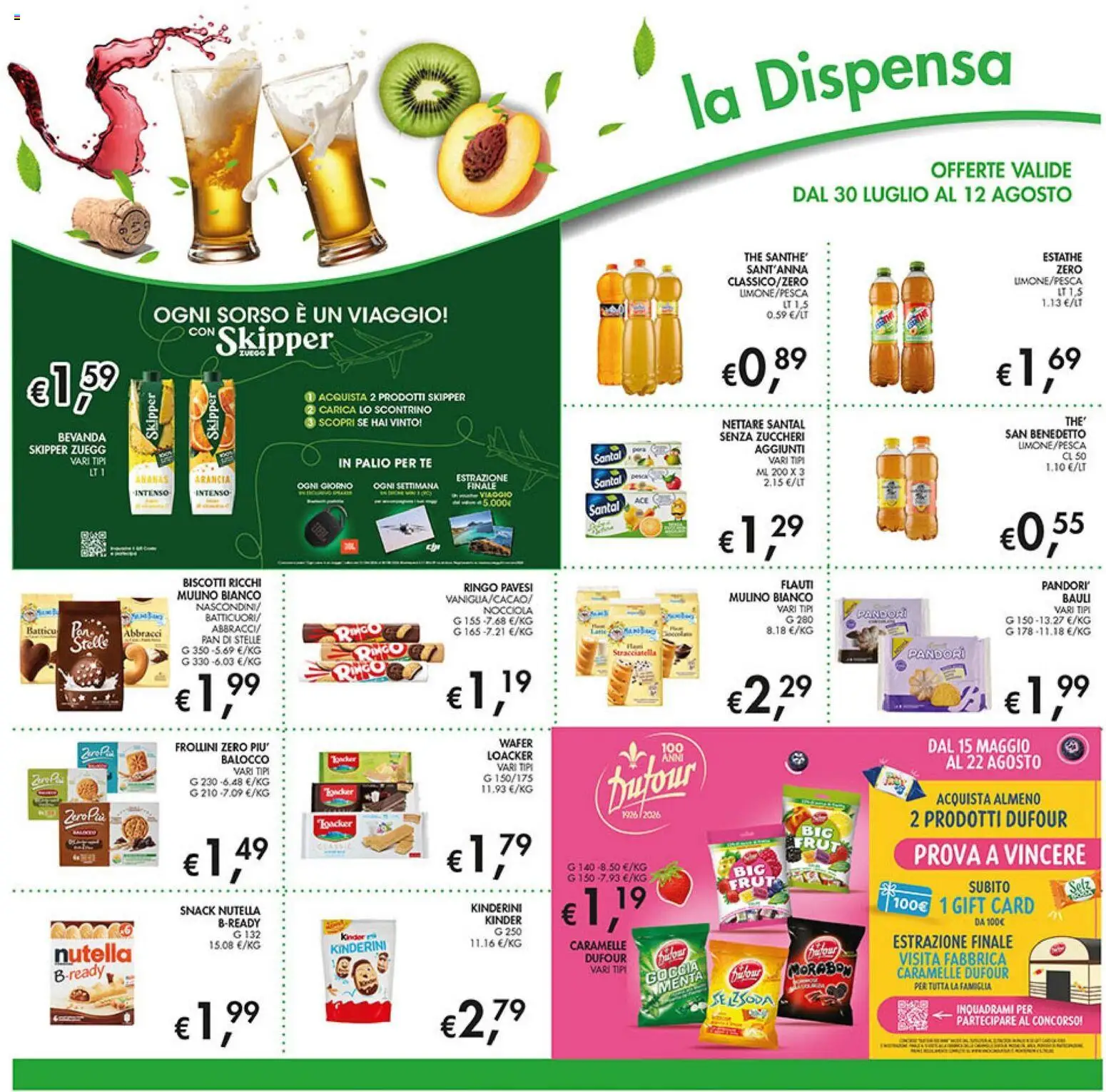Volantino Coal del 30/07/2026 | Pagina: 16 | Prodotti: Nutella, The, Arancia, Stracciatella