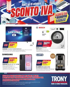 Anteprima del volantino Trony volantino valido a partire dal 01/10/2026