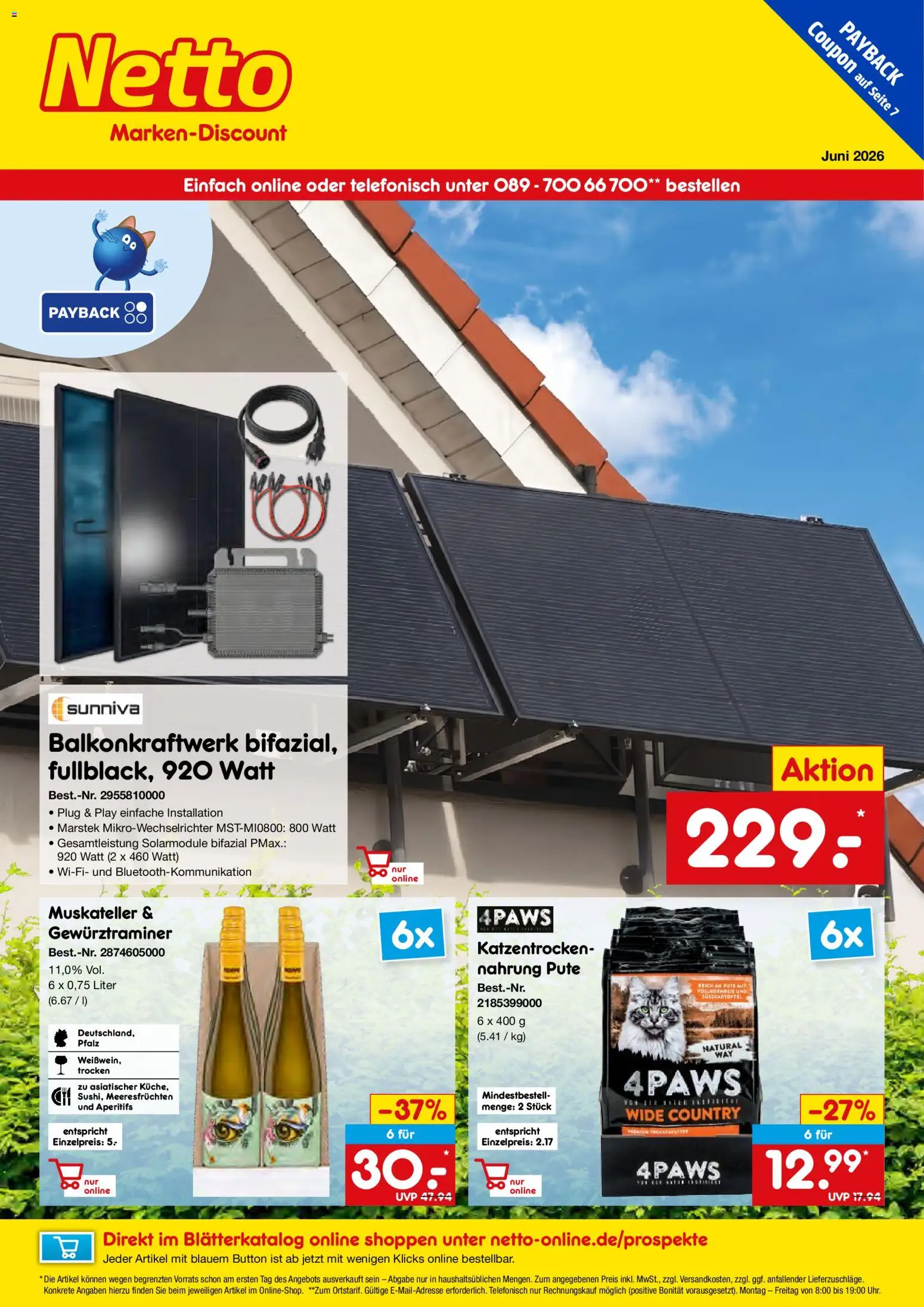 Netto Marken-Discount Online-Angebote Juni – gültig ab 01.06.2026 | Seite: 1 | Produkte: Pute