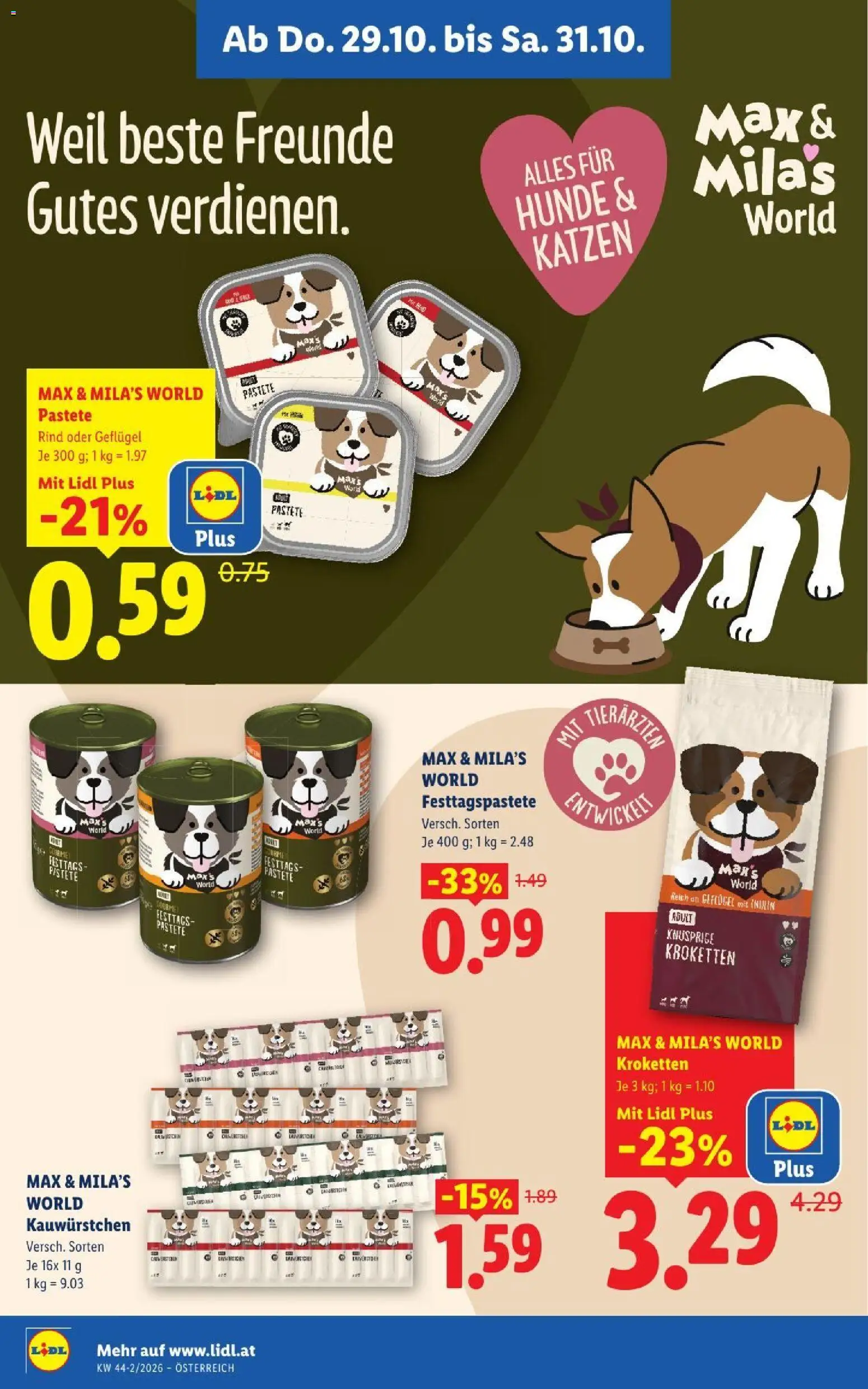 Lidl Flugblatt gültig ab 29.10.2026 | Seite: 2 | Produkte: Pastete