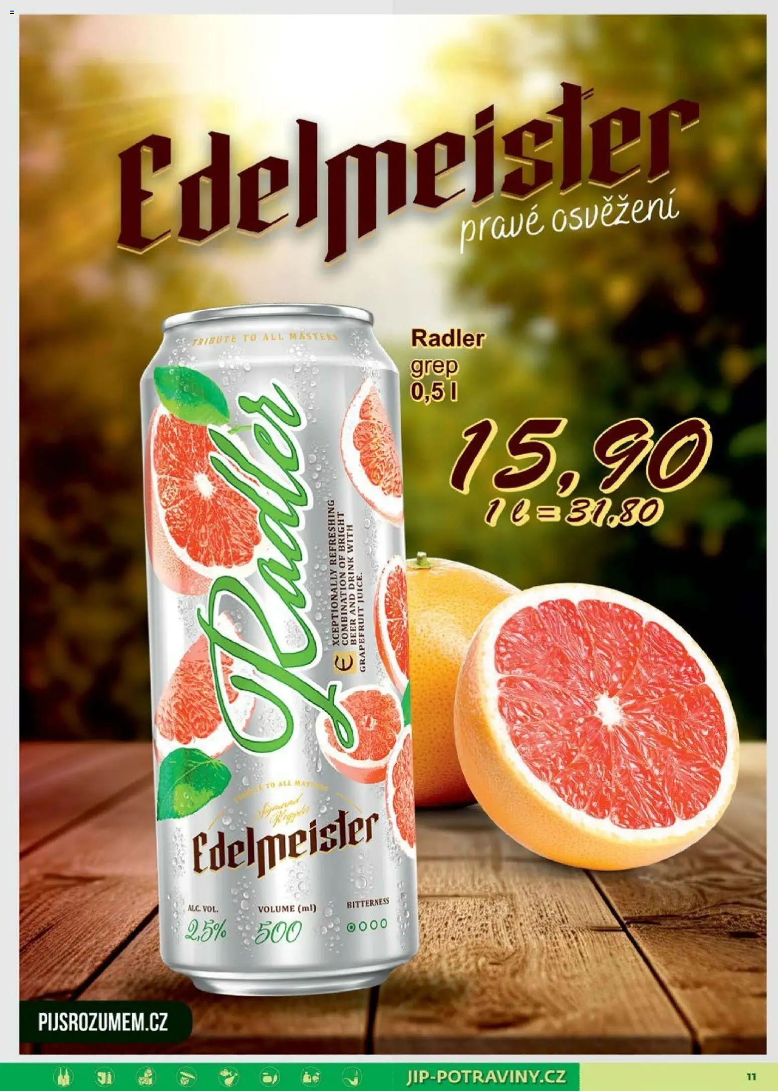 Jip leták od 03.06.2026 | Strana: 11 | Produkty: Grep, Radler
