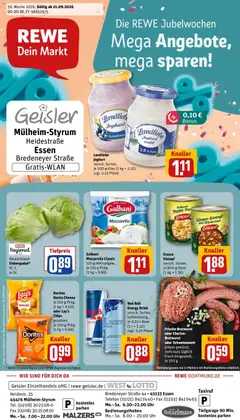 Rewe Prospekt Essen ab 21.09.2026 gültig