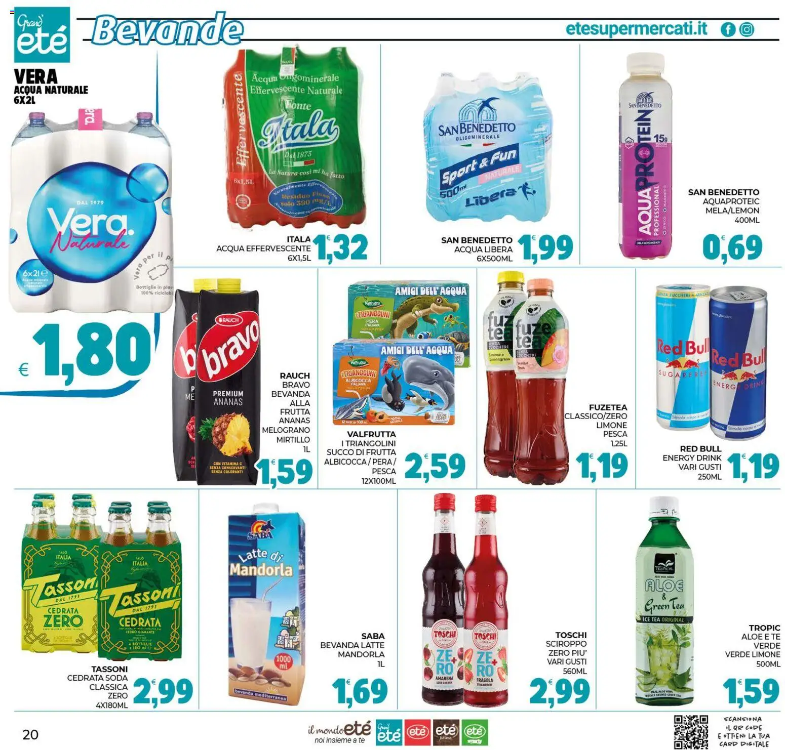 Volantino Eté del 07/08/2026 | Pagina: 20 | Prodotti: Succo, Pera, Amarena, Cedrata