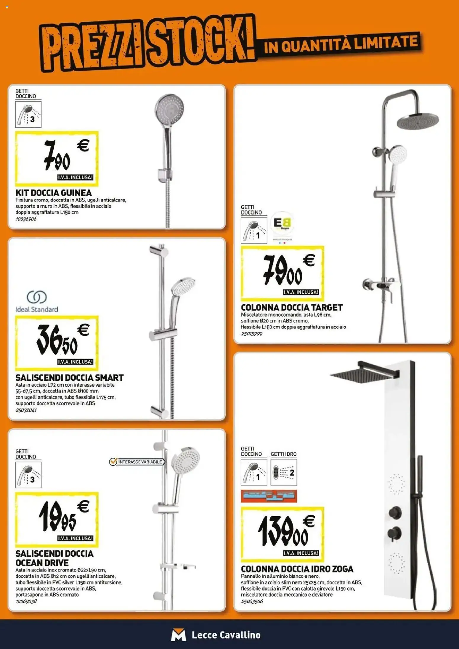 Nuovo TECNOMAT catalogo Cavallino dal 27/08/2026 > offerte anteprima 🛍️ | Pagina: 3 | Prodotti: Tubo, Miscelatore, Alluminio, Doccia