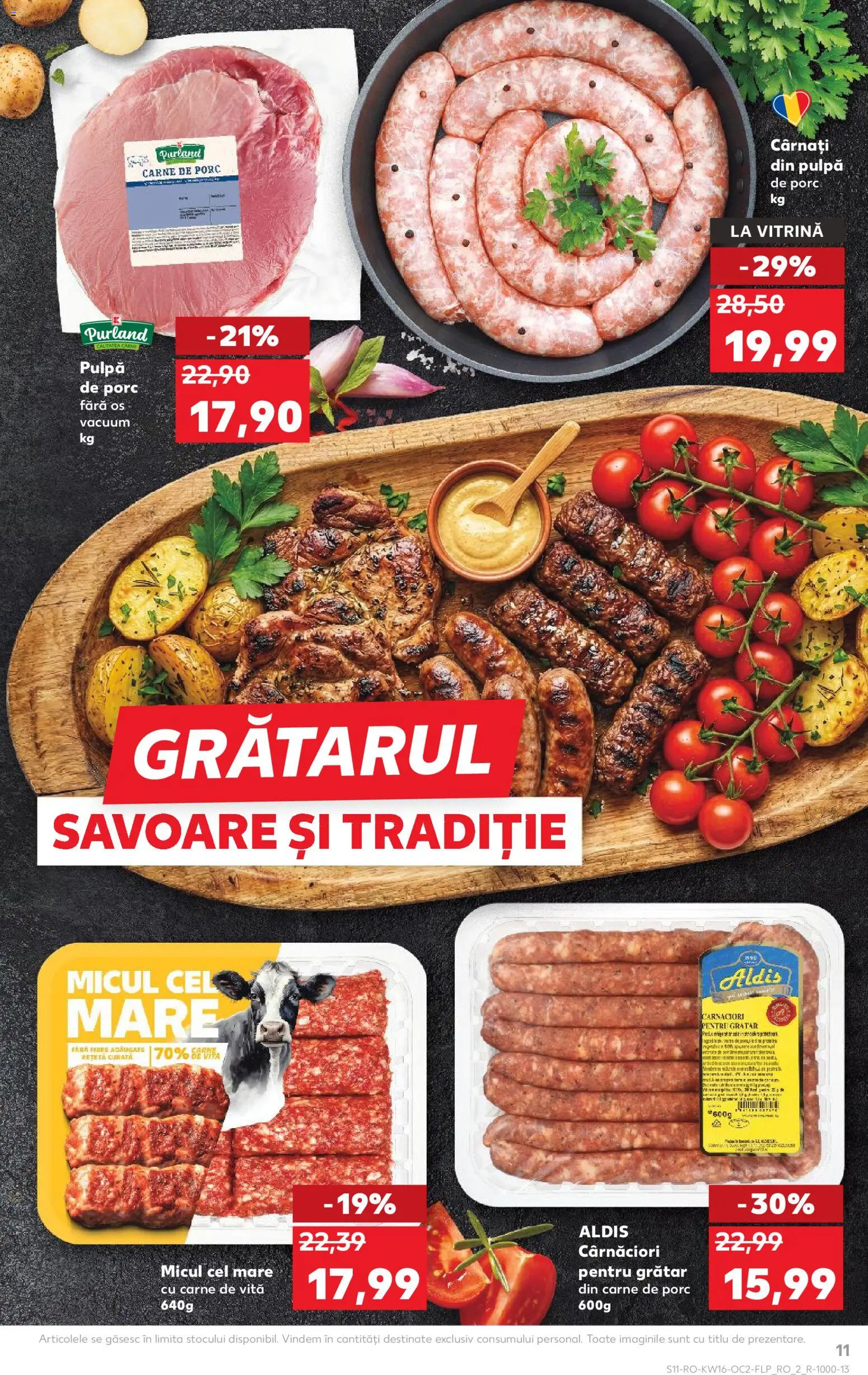 Kaufland RO akciós ujság - amely érvényes a következő dátumtól: 15.04.2026 | Oldal: 11