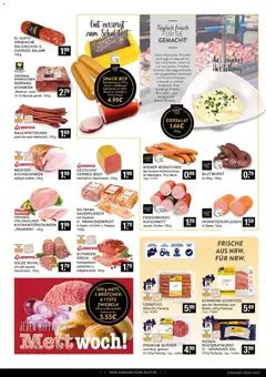 Edeka Zurheide Prospekt ab 24.08.2026 gültig | Seite: 3 | Produkte: Wiener wurstchen, Burger, Brot, Salami